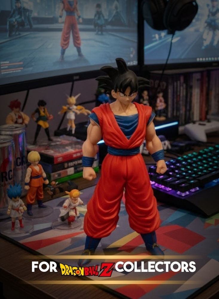 Dragon Ball Z Super Saiyan Goku Action Figure – Red Gi Anime Collectible Toy - Image 2